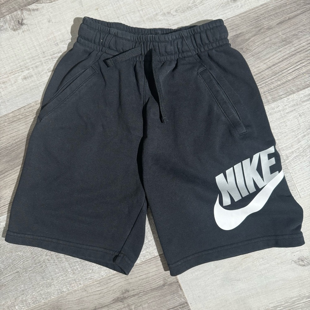 Large NIKE kids sweat shorts